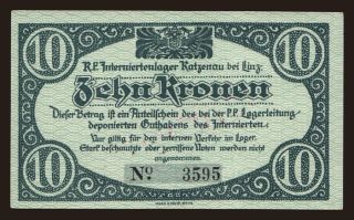 Katzenau bei Linz, 10 Kronen, 1916