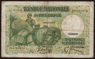 50 francs, 1938