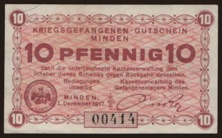 Minden, 10 Pfennig, 1917
