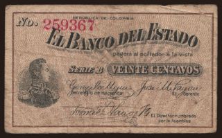 20 centavos, 1900