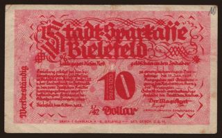 Bielefeld, 10 Goldpfennig, 1923