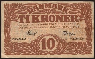 10 kroner, 1924