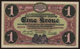 Zalaegerszeg, 1 Krone, 1916