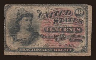 10 dollars, 1863