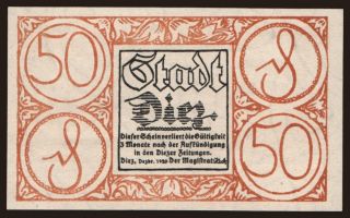 Diez, 50 Pfennig, 1920