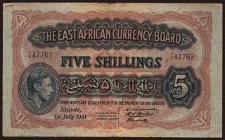 5 shillings, 1941