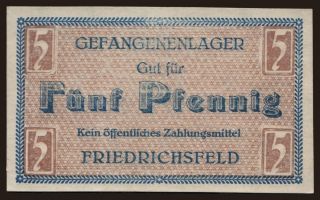 Friedrichsfeld, 5 Pfennig, 191?
