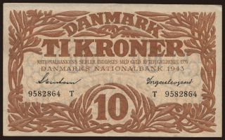 10 kroner, 1943