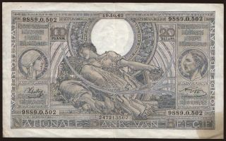 100 francs, 1942
