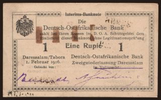 1 Rupie, 1916