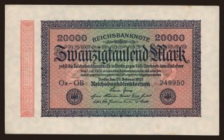 20.000 Mark, 1923