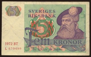 5 kronor, 1972