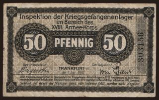 Frankfurt a M., 50 Pfennig, 1917