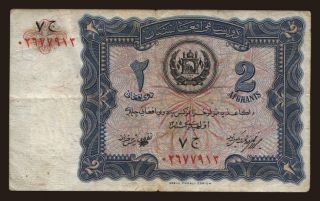 2 afghanis, 1936