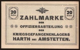 Harth bei Amstetten, 20 Heller, 1914