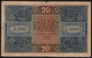 20 korun, 1919