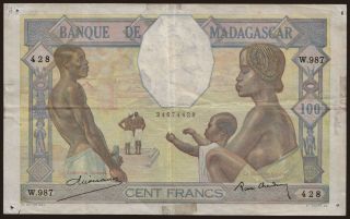 100 francs, 1937