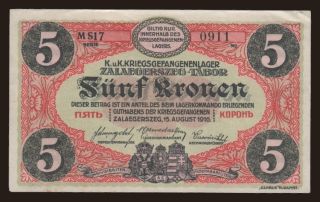 Zalaegerszeg, 5 korona, 1916