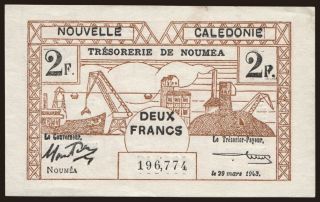 2 francs, 1943