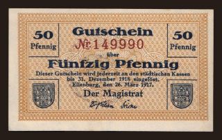 Eilenburg, 50 Pfennig, 1917