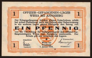 Wiesa bei Annaberg, 1 Pfennig, 1916