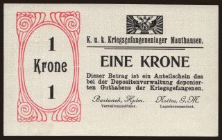 Mauthausen, 1 Krone, 1915