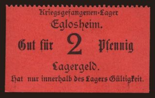 Eglosheim, 2 Pfennig, 191?