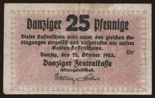 25 Pfennig, 1923