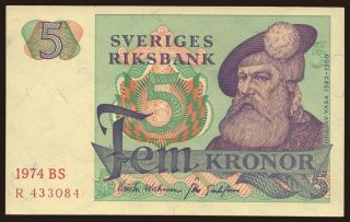5 kronor, 1974