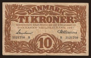 10 kroner, 1941