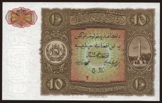 10 afghanis, 1936