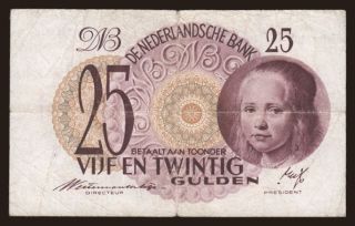 25 gulden, 1945