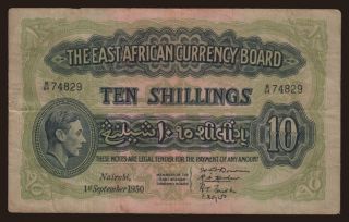 10 shillings, 1951