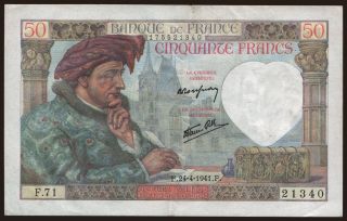 50 francs, 1941