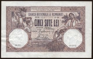500 lei, 1919