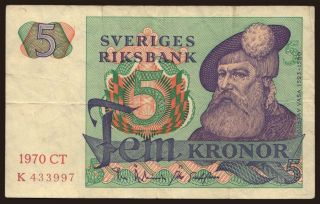5 kronor, 1970