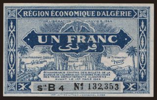 1 franc, 1944