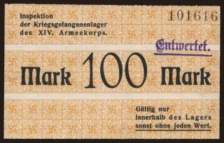 Karlsruhe, 100 Mark, 191?