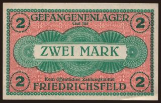 Friedrichsfeld, 2 Mark, 191?