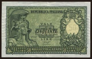 50 lire, 1951