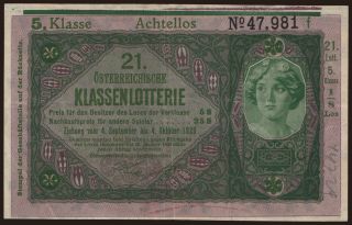 Donaustaat, 20 Kronen, 1923