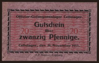 Cellelager, 20 Pfennig, 1917