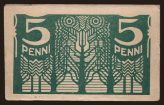 5 penni, 1919
