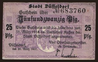 Düsseldorf, 10 Pfennig, 1917