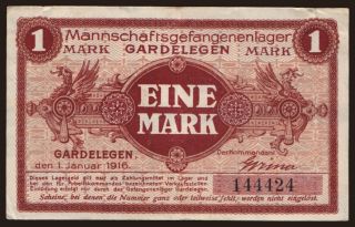 Gardelegen, 1 Mark, 1916