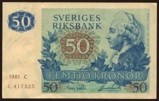 50 kronor, 1981