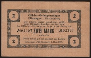 Ellwangen, 2 Mark, 1917