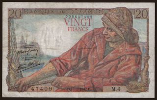 20 francs, 1942