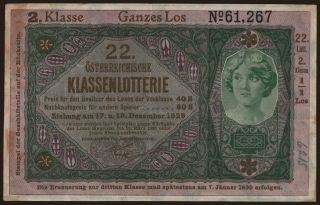 Donaustaat, 20 Kronen, 1923