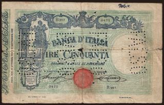 50 lire, 1914, FALSUM